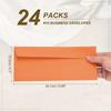 24Pcs 24.1cmx10.5cm Colored Self Seal Letter Size Paper Envelopes #10 Business Envelopes for Business Mailing Wedding Invitation