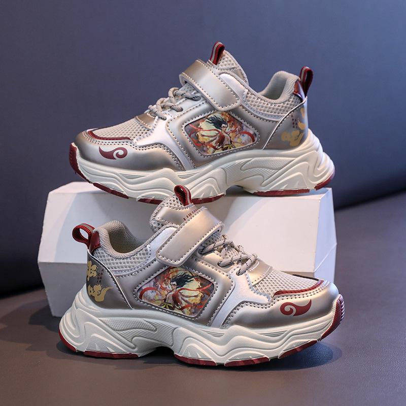 

New stylish running shoes for boys, dad-style children s autumn footwear2026New spring and autumn sports shoes for girls 26Inner Length16.5cm красный