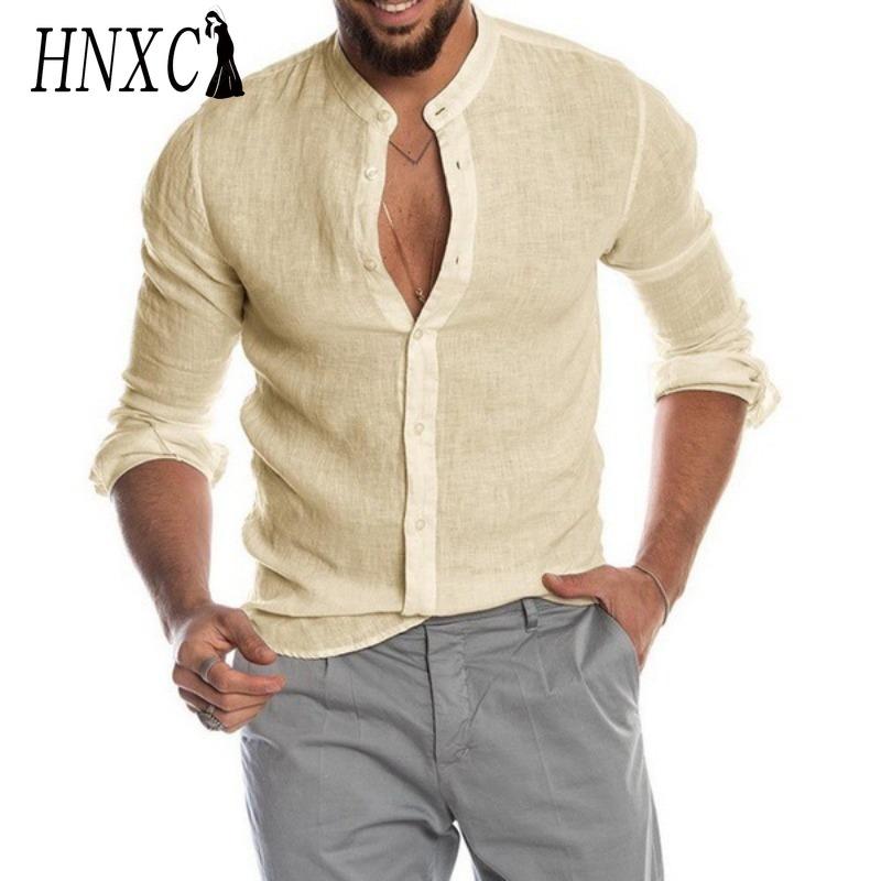 

HNXC Хлопковая футболка с длинным рукавом Мужская модная свободная рубашка с принтом Сострадательная XXXXXL бежевый