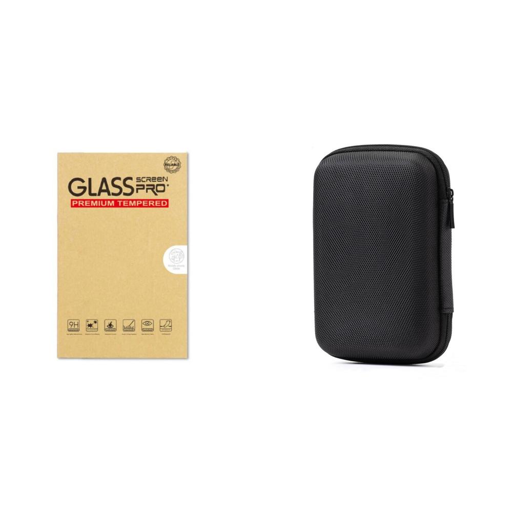 for Anbernic RG34XX Protective Film and Storage Bag for R36S R35S K36 Protect Bag Shockproof Cover Shell Cases Carrying Bags