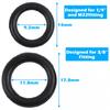 For 1/4 3/8\" Connect Coupler O-ring Hose Ring Kit