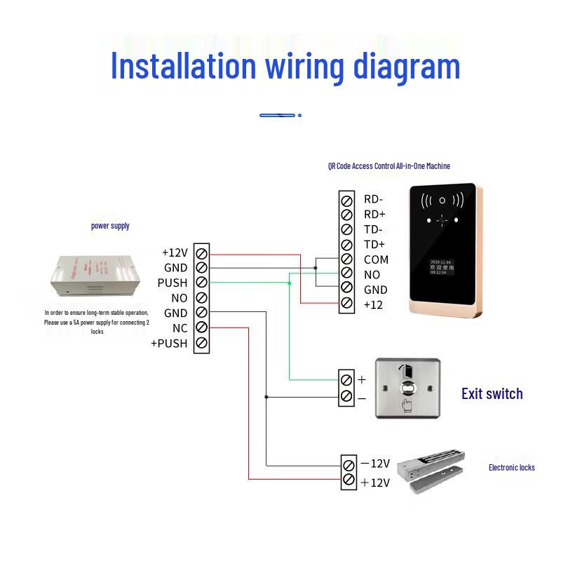 Realand V87-E Dynamic QR Code Access Control Terminal