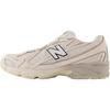 New Balance Nb 740 Bungee Lace Comfortable Soft Wear Resistant Shock Absorption Low Top Casual Shoes Kids Casual Shoes Light-Beige PZ740LN1