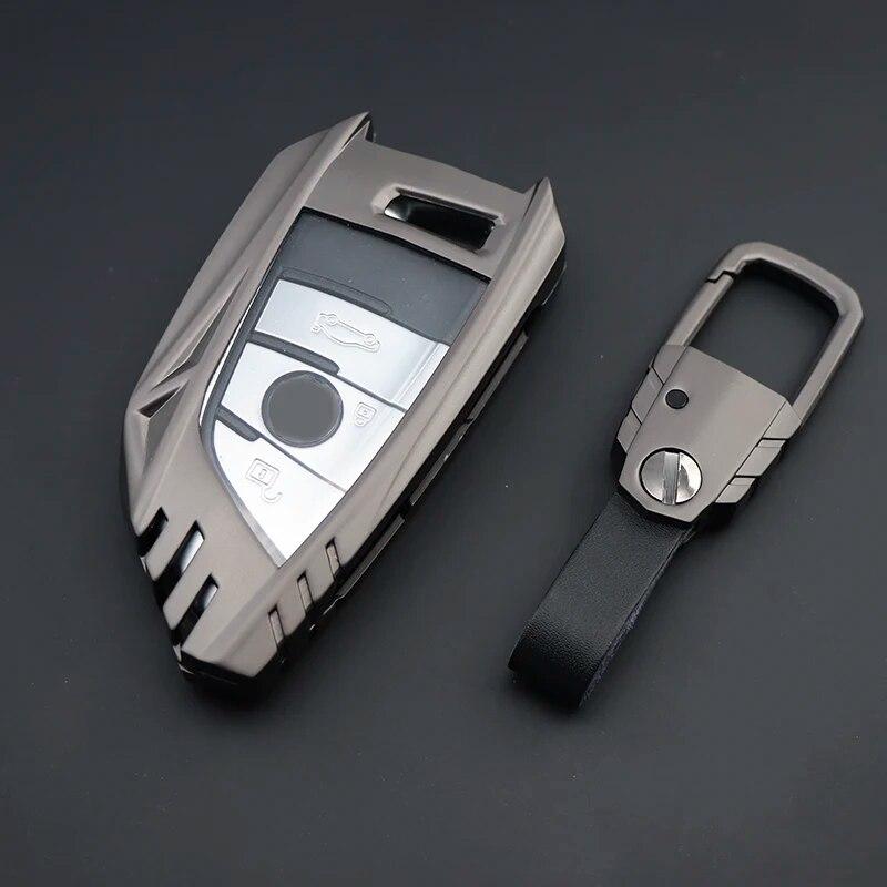 

Чехол для дистанционного ключа из сплава автомобиля, брелок для BMW X1 X3 X5 X6 X7 1 3 5 6 7 серии G20 G30 G11 F15 F16 G01 G02 F48 без ключа