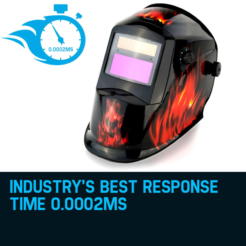Welding Helmet & Goggle Lenses Rossi Solar Flame Job Auto Darkening Welding Helmet Mask Mig/Arc/Tig Welder Machine