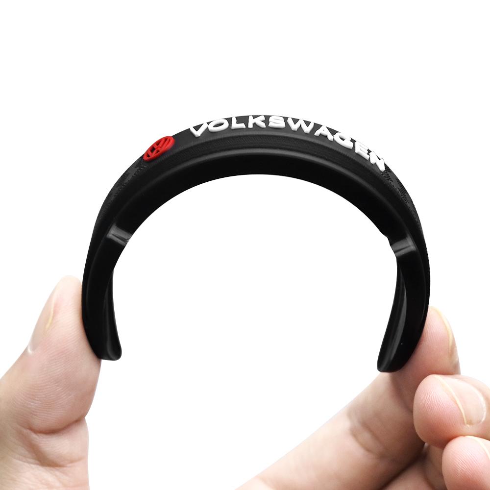 2026 Hot For Volkswagen VW 4Pc Rubber Car Door Bumper Anti-collision Strip Protector Car Accessories For Volkswagen VW R Golf 4