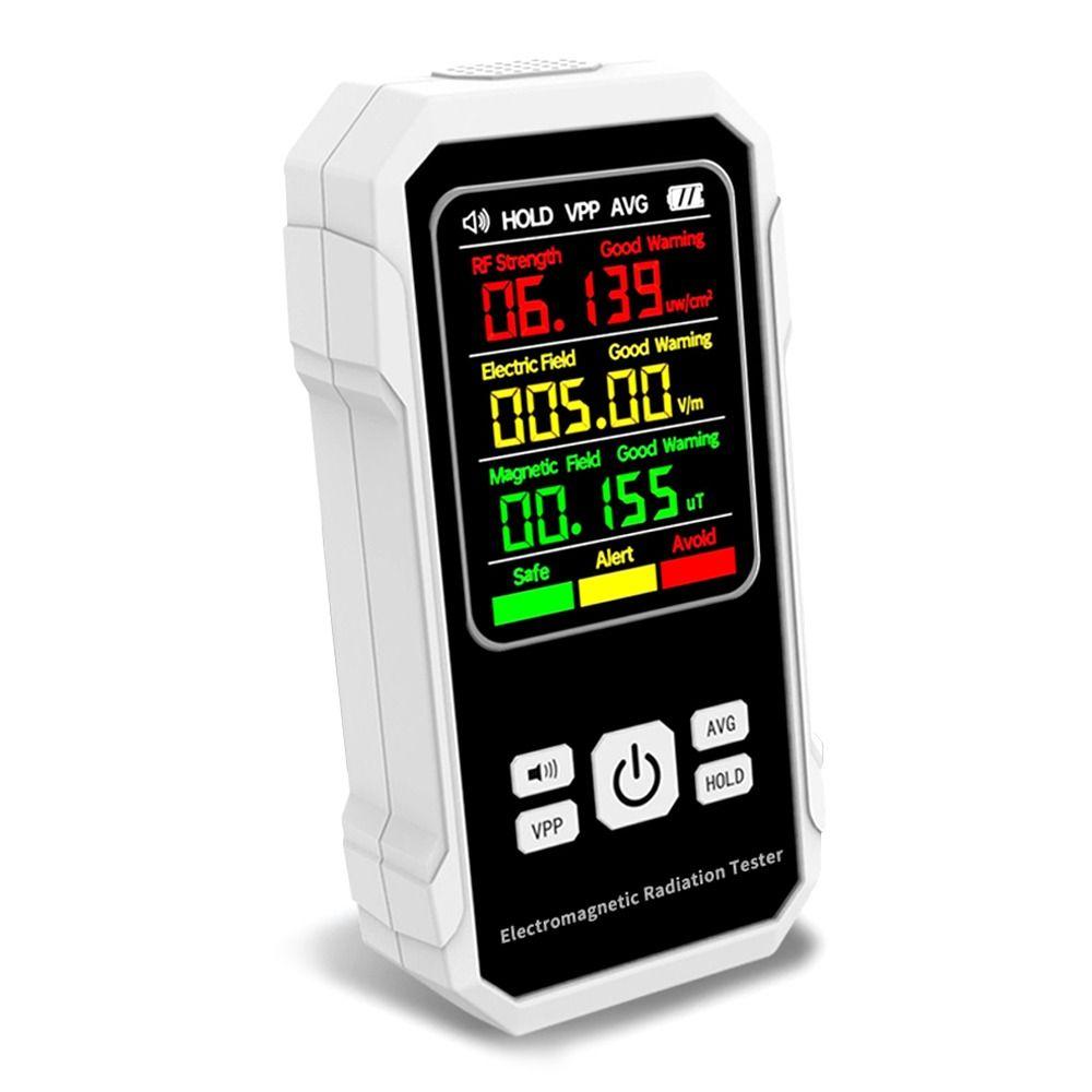 Electromagnetic Radiation Tester Digital Display Electric Magnetic Field Frequency Tester EMF Meter