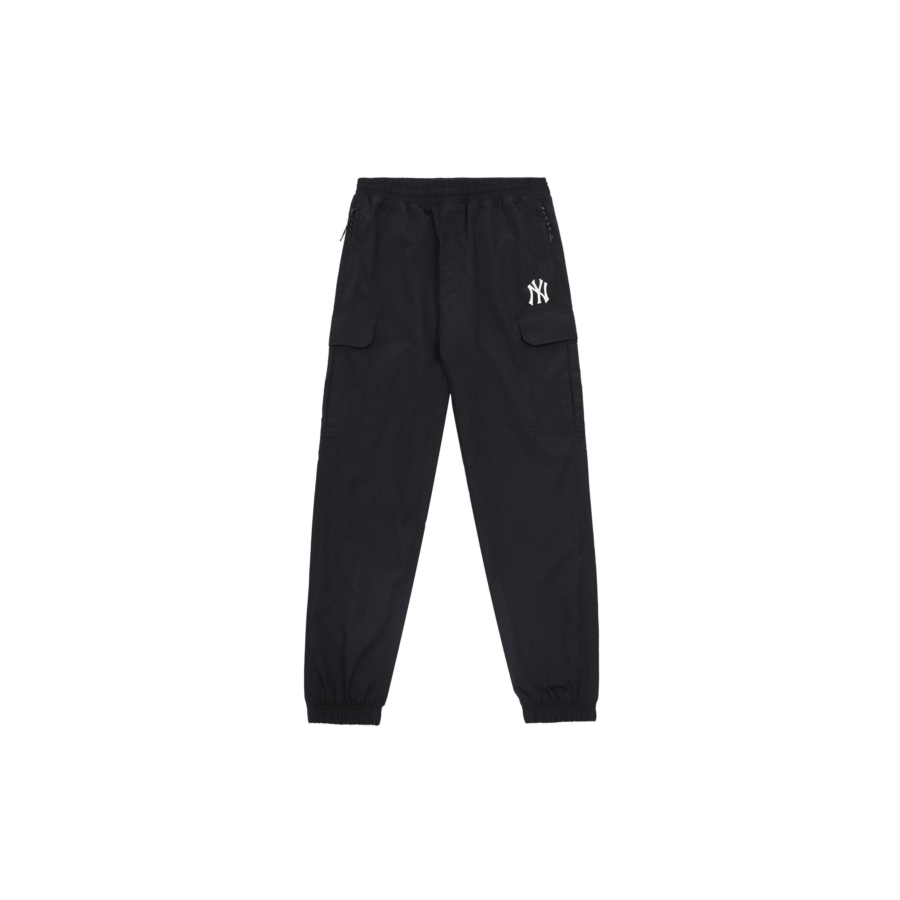 

New MLB Knitted Sweatpants Unisex Black 3AWP09014-50BKS S