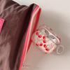 Pink bow cherry AirpodsPro1 earphone case for Apple 1/1/1 generation wireless bluetooth case