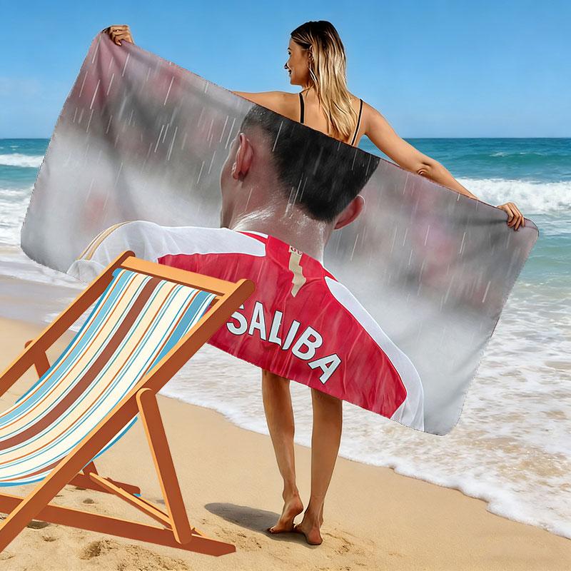 Saliba Print Beach Towel, Large Soft Quick Dry Towel for Beach Camping Swimming