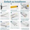 Profilé LED Aluminium - ANICEMOON - Lot de 6 - Couvercle Blanc Laiteux - Eclairage Intérieur - Montage Facile
