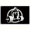 1pc Multi-Size Optional Gorilla Power Flag - a Motivating And Inspiring Banner for Home Gyms, College Dorms Or Garage Decor
