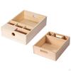 Wooden Nail Art Storage Box Display Organizer Accessories Professional Lightweight Salon Portable