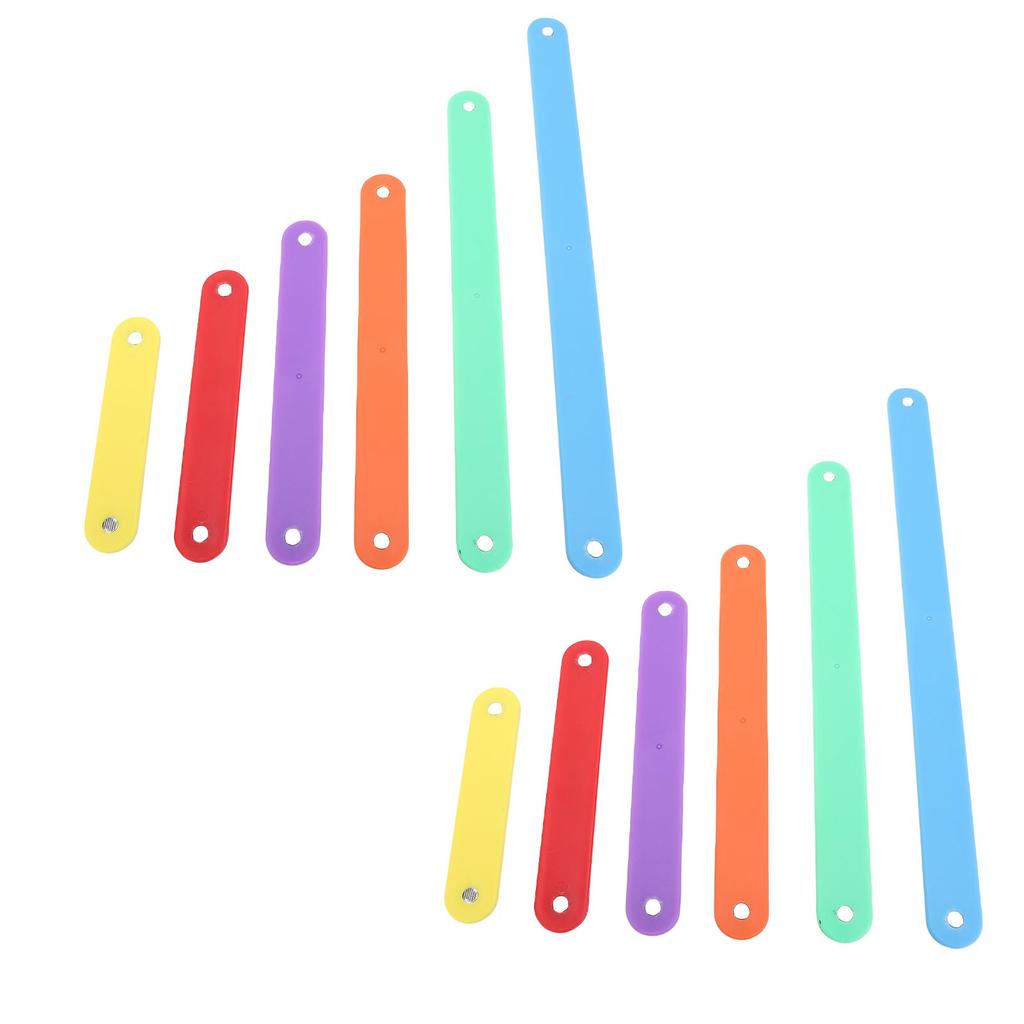 12Pcs Polygon Splicing Strip Magnetic Teach Learn Math Triangle Demonstration Tool Geometry Instruct