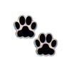 Sticker - 4R QUATTROERRE.IT - Paw Prints - 2 Pieces - 35 X 30 Mm - Clear Resin