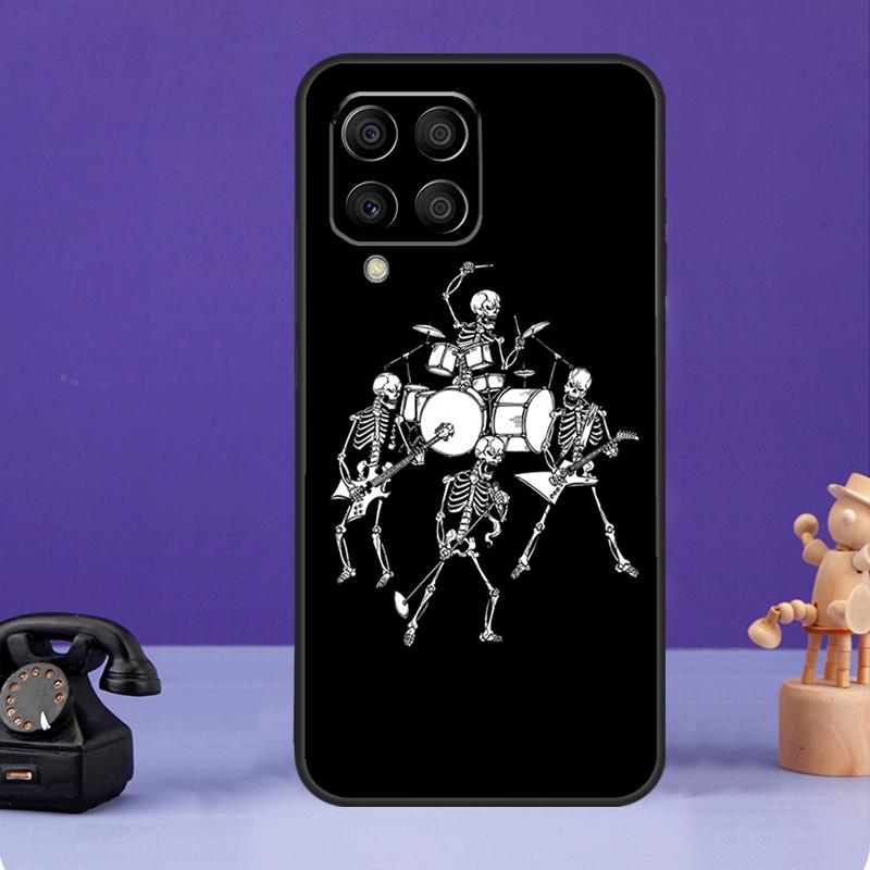 Musical Instrument Drum Case For Samsung Galaxy M12 M32 M52 M55 M13 M33 M53 M14 M34 M54 M20 M30s M31s M51 M31 M21