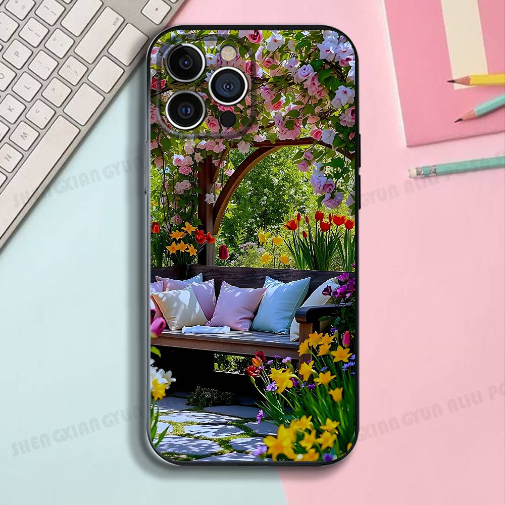 Belissima Imagem Silicone Phone Case For IPhone 17 16 15 14 13 12 11 X XS Plus Pro Max Shockproof Soft Cover iPhone16