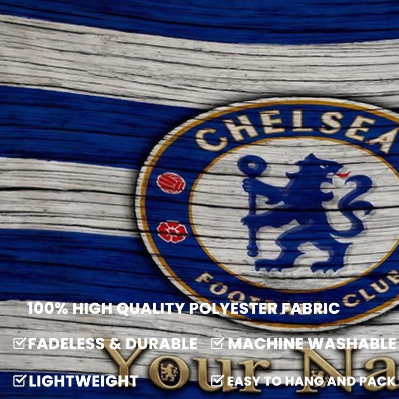 Chelsea F Custom Name Wall Tapestry Aesthetic Wall Hanging Printed Fabric Blanket Decorative Tapestries for Bedroom Living Room Home Decor