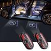 WAK3   LED Car Door Welcome Warning Light Projector Logo Decoration Accessories For Mercedes Benz Amg W204 W213 W205 W211 W212 W176