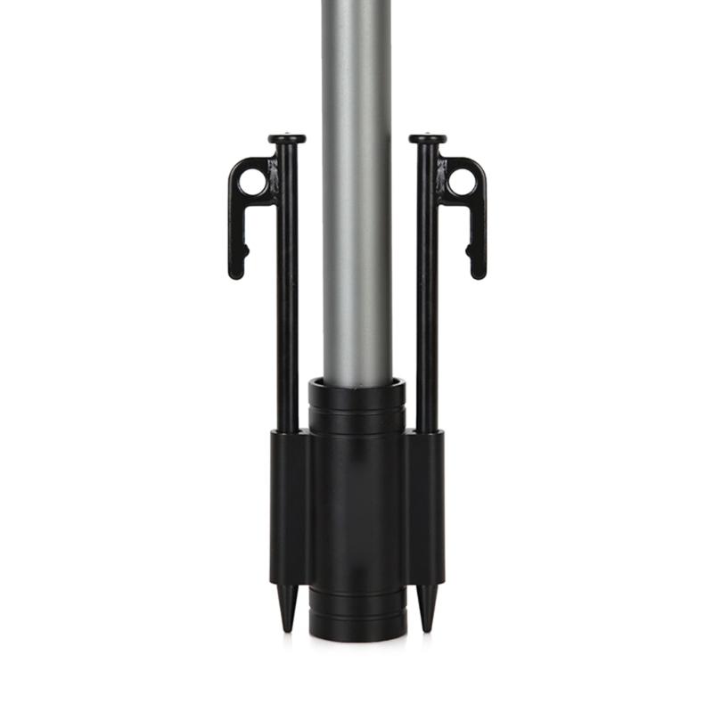 Umbrella Base Bracket Canopy Ground Support Tarps Rod Holder Awning Rod Fixing Tube Tent Rod Holder Awning Rod Stand