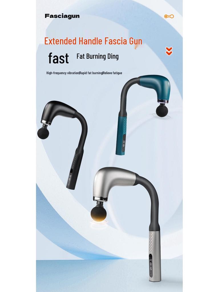 Long Handle Elbow and Body Massage Gun for Neck, Shoulders, Waist, Back, and Cervical Spine
