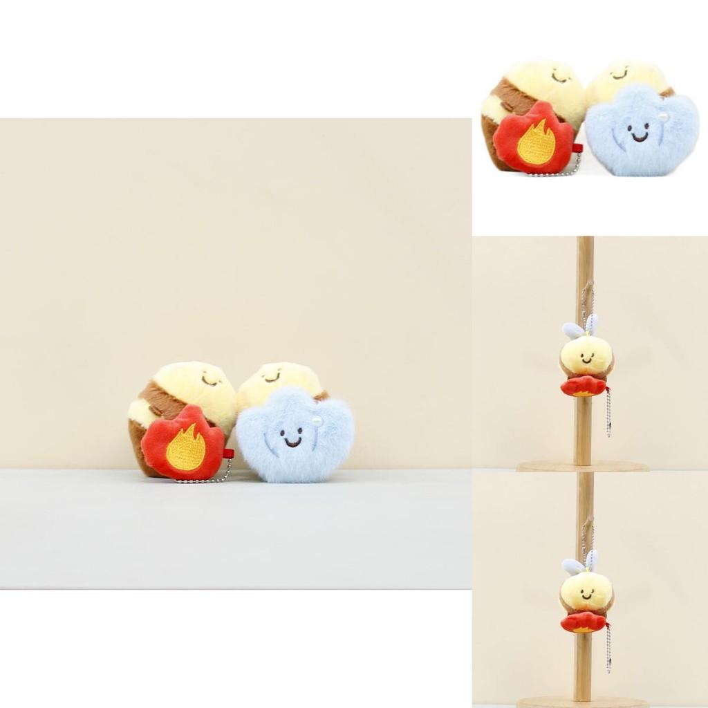 Adorable Cute Bee Plush Toy Magnet Keychain Bag Charm For Kids And Adults