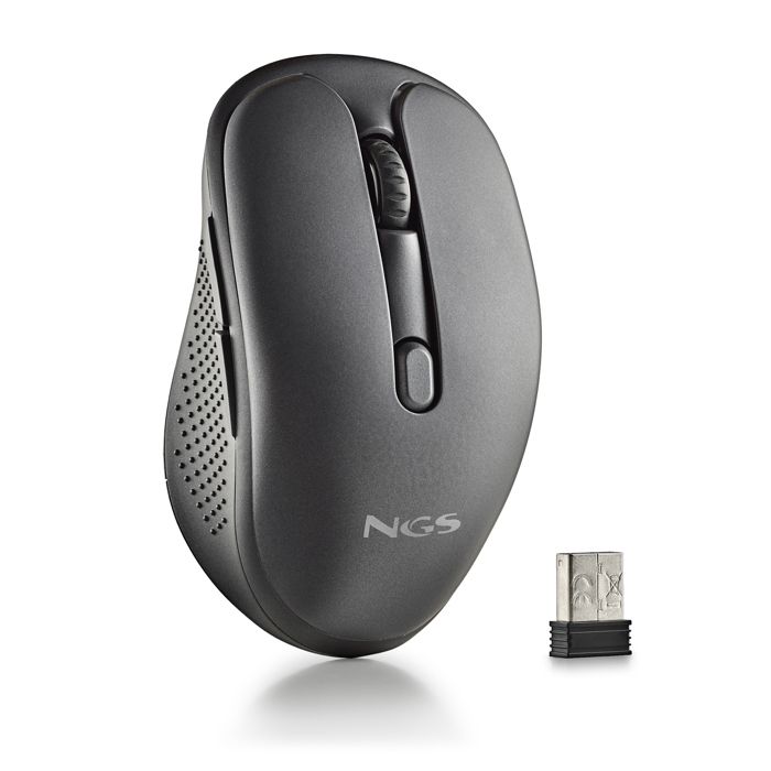 NGS EVO PEEP : Souris laser rechargeable avec connexion sans fil multi-mode. 2.4 GHz+Bluetooth 5.0+Bluetooth 5.1.Silencieuse, USB-A