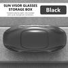 SEAMETAL Car Glasses Case Portable Press Switch Car Sun Visor Sunglasses Holder ABS With Flocking Lining Glasses Box Universal