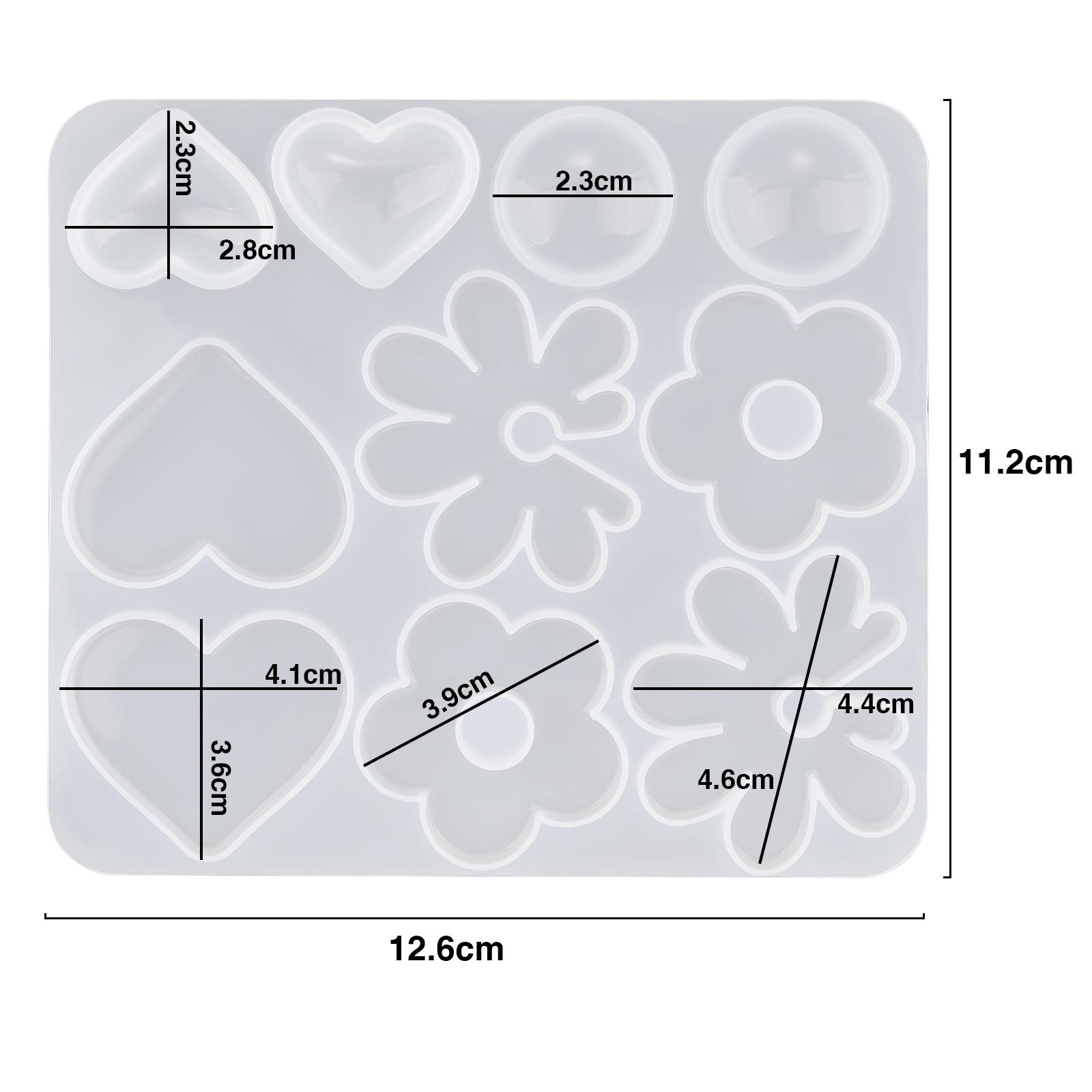 

Геометрическая серьга-подвеска, силиконовая форма, круглая форма для эпоксидной смолы для DIY украшения, брелок, ожерелье, подвески, поделки из эпоксидной смолы