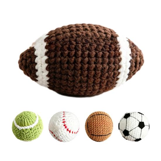Gestrickte Jonglierbälle Handgemachte Baumwoll-Bohnensäcke Sport-Fußsack für Fußball Baseball Basketball Outdoor