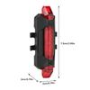 1Pc Night Cycling Tail Light Outdoor Highlight USB Charging Mountain Led Warning Bike Lights Tail Lamp Bicycle Accessories