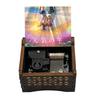Custom Weathering With You Anime Music Box Mechanism Grand Escape Melody Wooden Movie Fans Souvenir Kids Birthday Gift