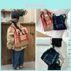 Trendy Children's Colorful Flap Canvas Backpack Casual And Cute Design For Kids