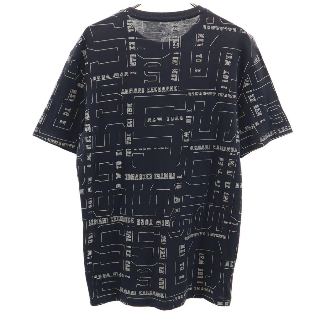 ARMANI EXCHANGE Total logo Short sleeve T-shirt S Black series Men's Used