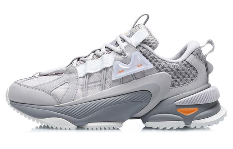 Li Ning Nebula M1 Тканевая амортизация Скользкая Устойчивая к истиранию Дышащая Низкие Спортивные Повседневные Кроссовки Мужские AGCQ201-4 44