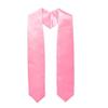Graduation Season Satin Ribbon Sash: Solid Color Shoulder Strap for Junior High, High School, and University Ceremonies