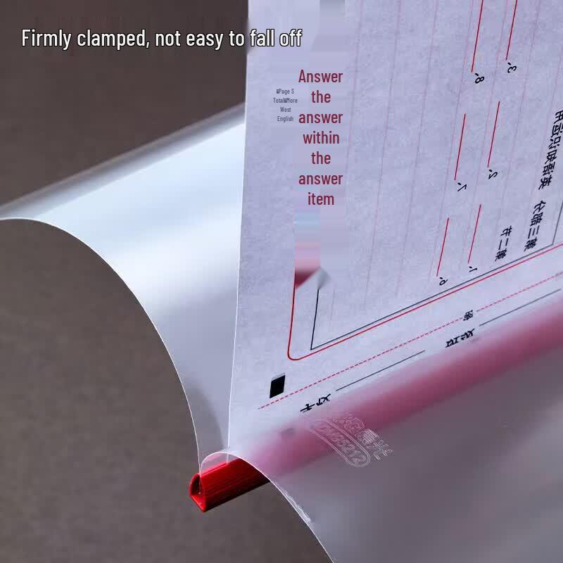M&G A4 Clear Sliding Bar Report Cover
