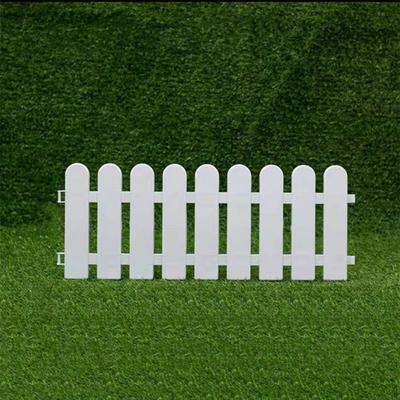 2pcs Plastic Garden Fence Practical Guardrail Garden Greening Courtyard Fence  Safe Guard Grill