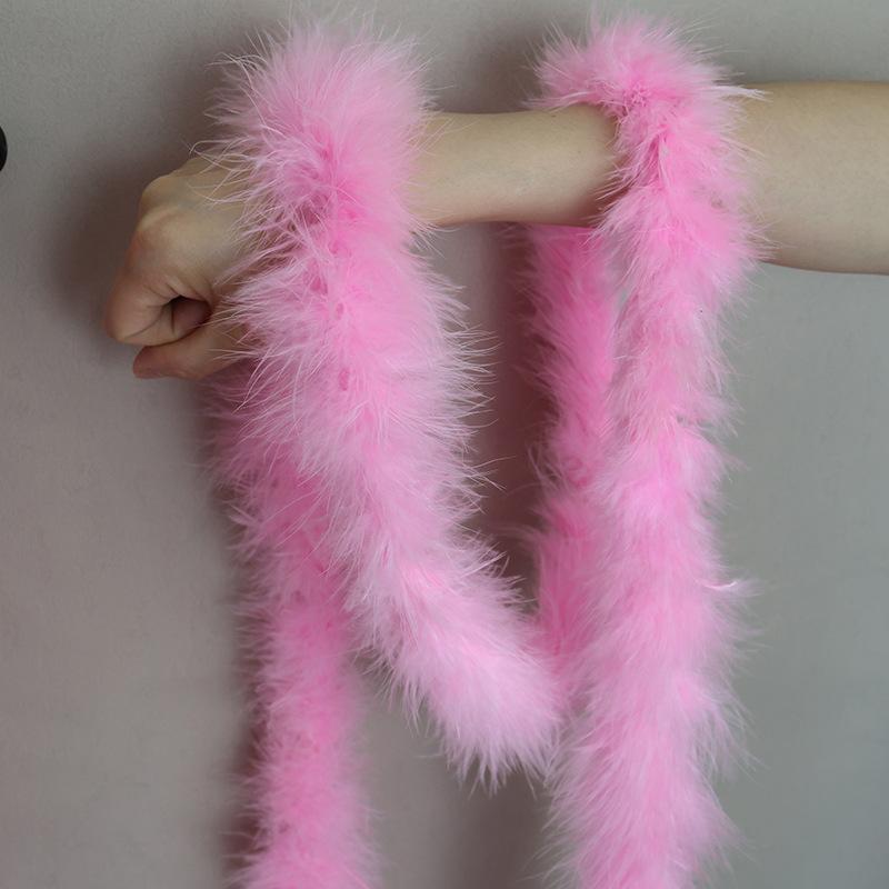 2-Layer Fluff Strips Diy Jewelry Material Turkey Fluff Strips Performance Clothing Skirt Accessories Feather Strips