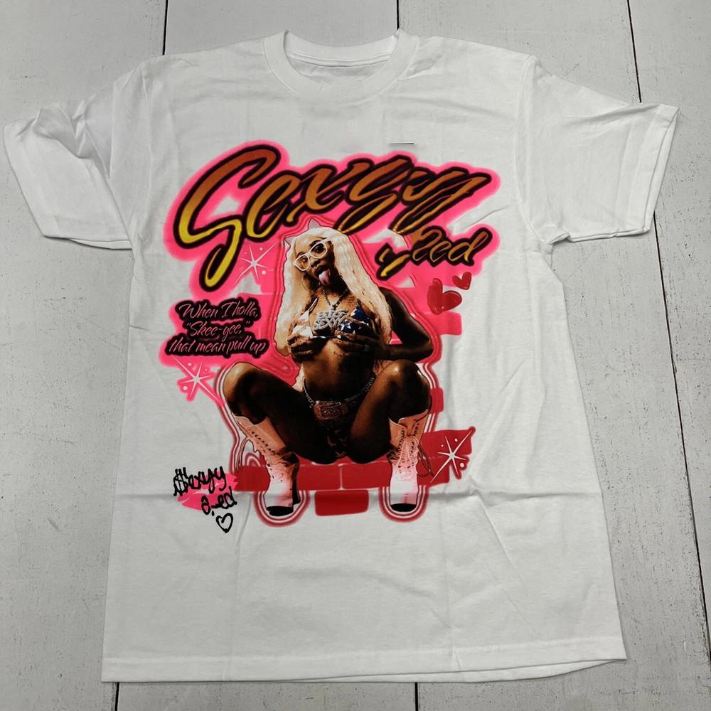 Sexyy Red Spencer’s White T-Shirt Tour Concert Full Size BL680 Unisex T-Shirt M