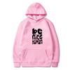 Autumn Winter 2023 Anime 'Be Nice Human' Plus Size Cartoon Pullover Hoodie