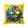 Marios  Game Cartoon Pillow Case Cushion Cover Creative Polyester Decor Pillowcase for Seat 18"