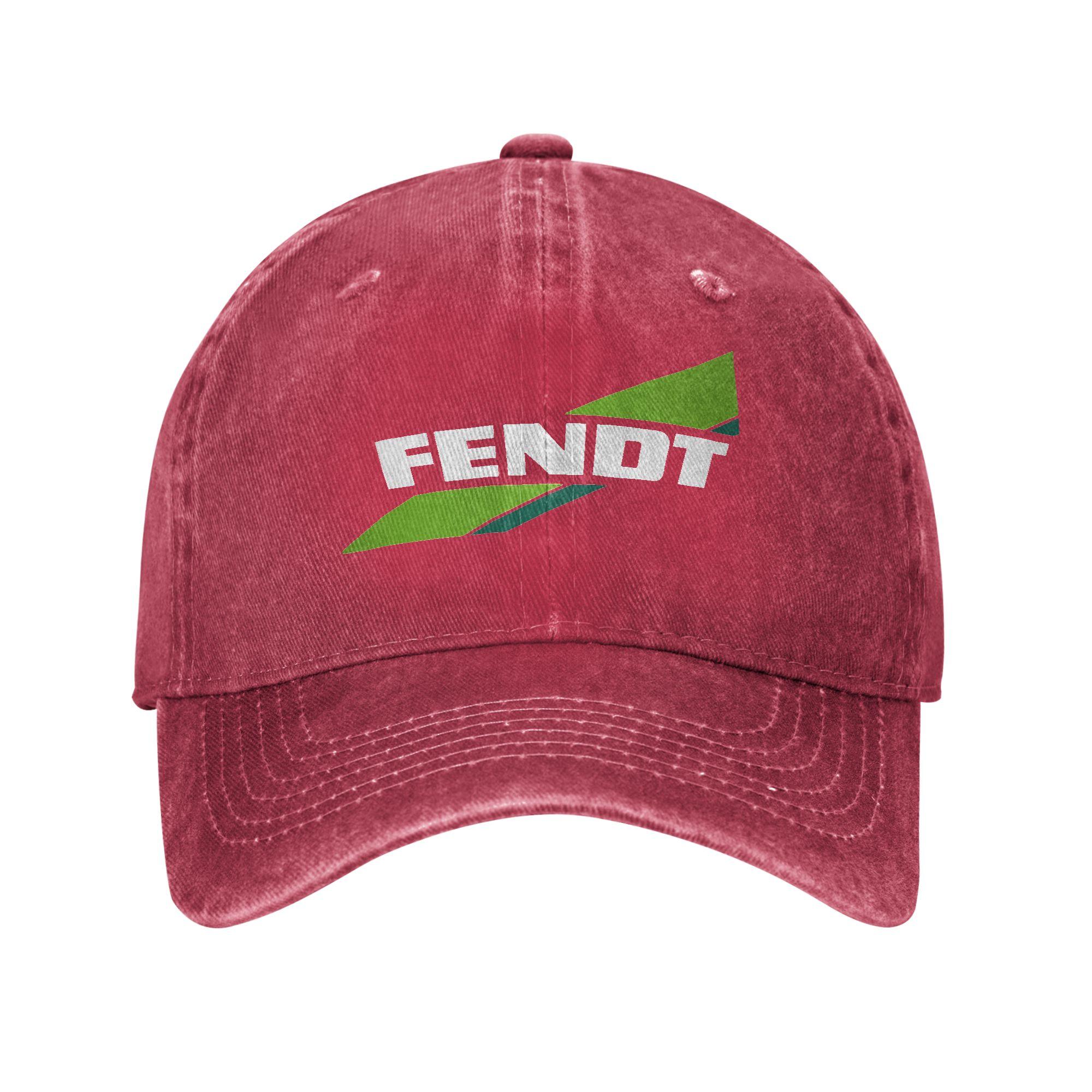 Fendt Casual Baseball Cap Tractors Logo Hunting Camping Hip Hop Hats Summer Breathable UnisexTeens Yk Retro Baseball Caps One Size