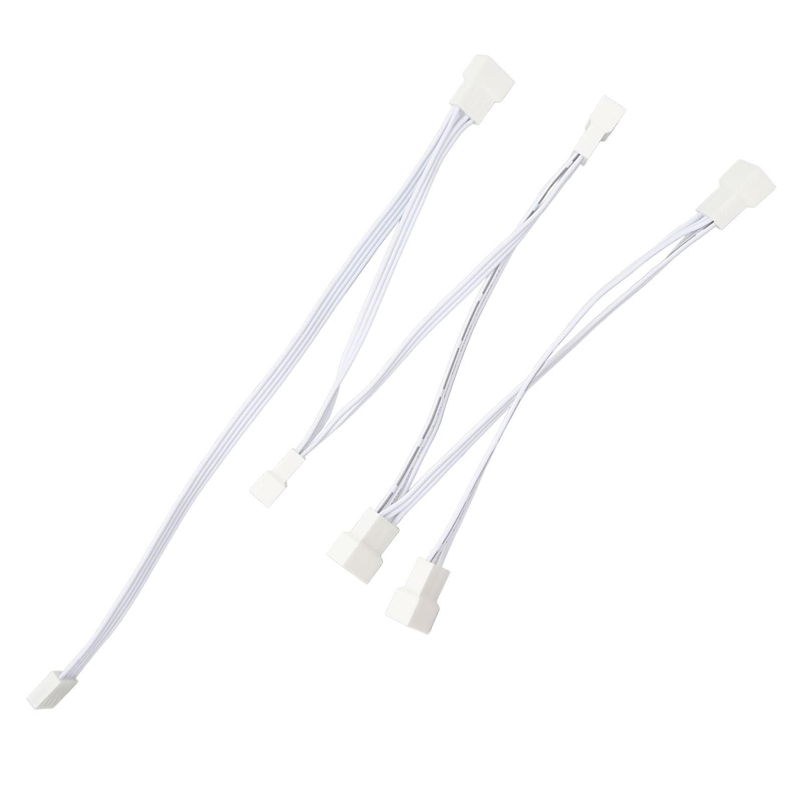 

PWM Fan Splitter Cable 1 to 6 Converter Adapter Line Extension Cable with 4 Pin Connector