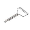 Kai Corporation Peeler Seki Magoroku Wide Stainless Fixed Kitchen Tool Made Japan DH3349 Silver