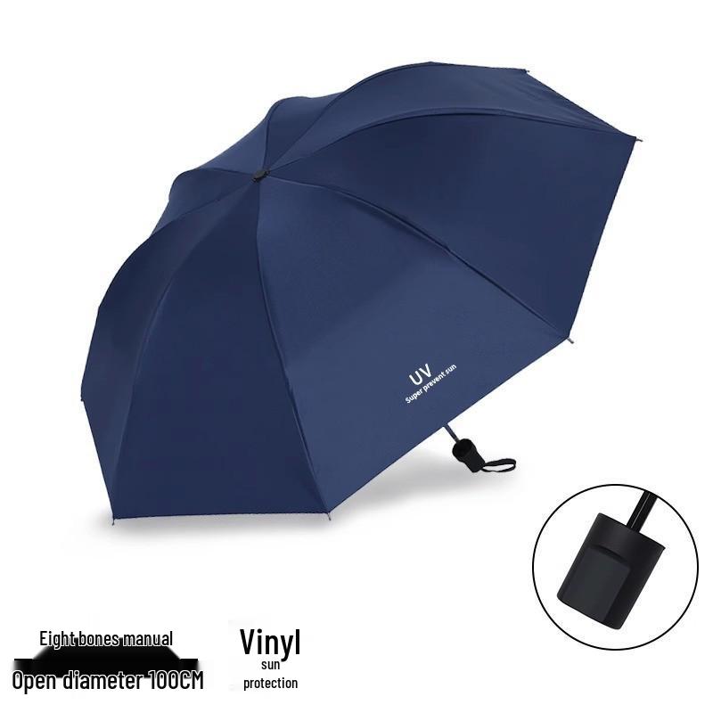 Parasol Pliant Coupe-vent avec Protection UV: Parapluie Anti-Ultraviolets pour une Utilisation par Tous Temps