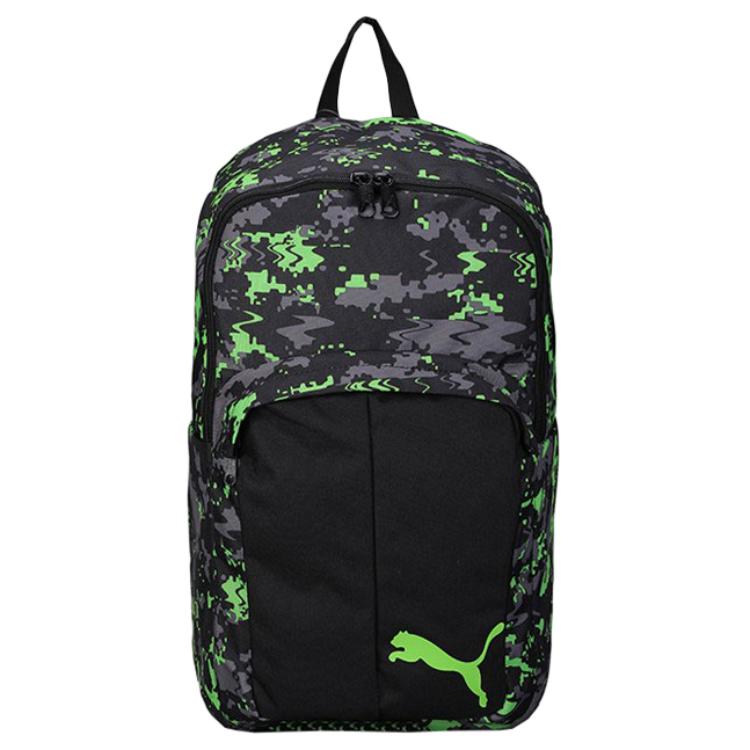 Тканевый рюкзак PUMA Мужской Черный и Зеленый 074898-22
