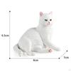 Realistic Cat Animal Figure Model, Miniature Statue, Kitten Toy Desktop Decoration