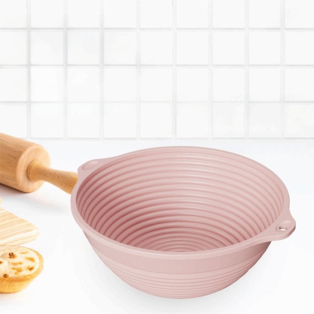 Silicone Dough Proofing Bowl Foldable Dough Fermentation Basket Bread Proofing Basket  Sourdough