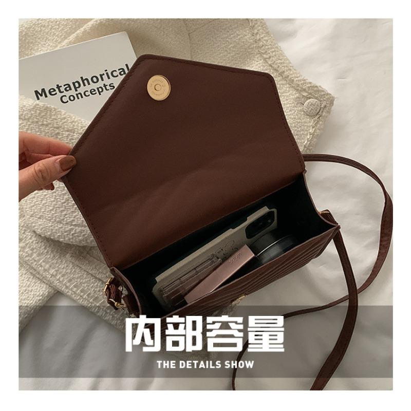 Casual τσάντα με κεντητό νήμα γυναικεία 2 μόδας τσάντα ώμου απλή και δημοφιλής μικρή τετράγωνη τσάντα ώμου